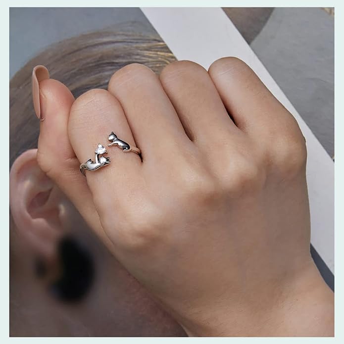 S925 Silver "Love Story" Ring