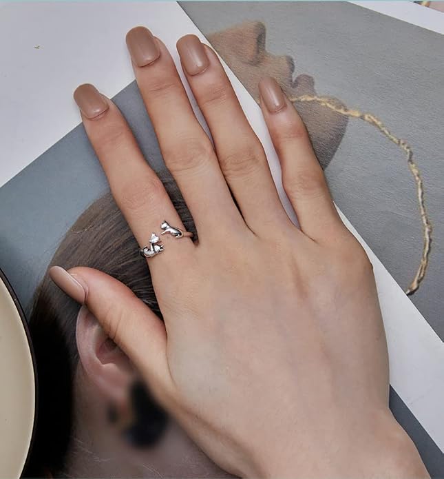 S925 Silver "Love Story" Ring