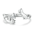 S925 Silver "Love Story" Ring
