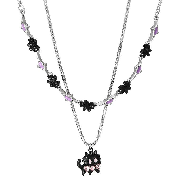 Cute cartoon cat necklace