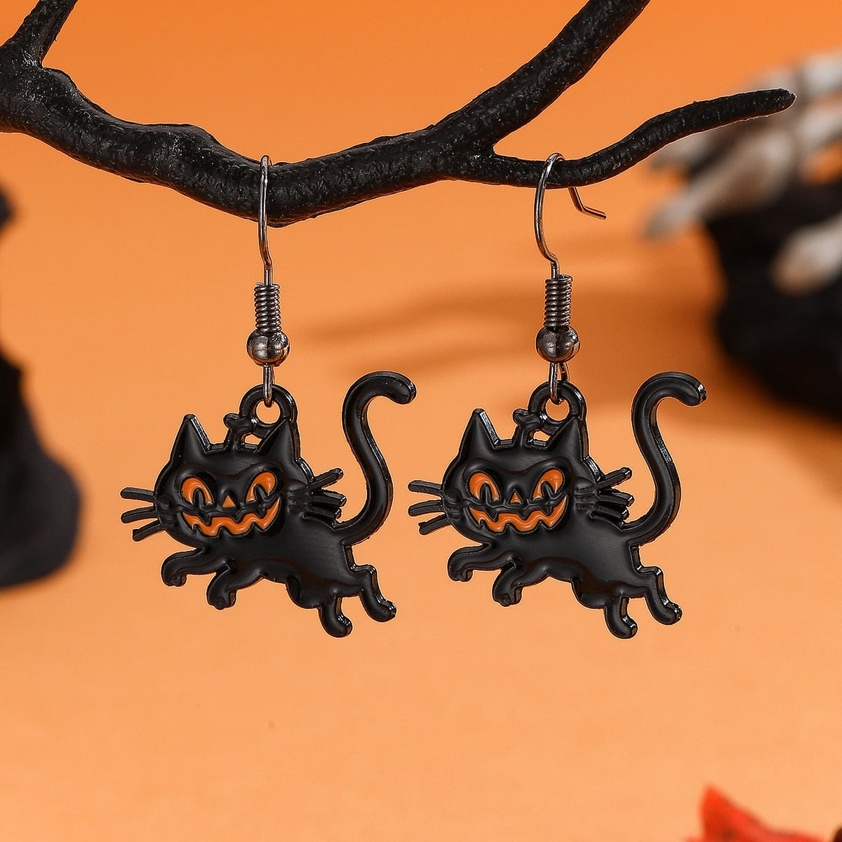 Halloween Collection – Halloween earrings, hook-style earrings with a unique design
