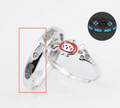 Cat and Fish Couple Rings