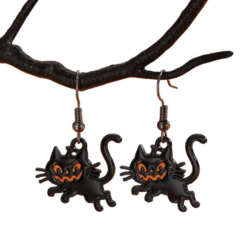 Halloween Collection – Halloween earrings, hook-style earrings with a unique design