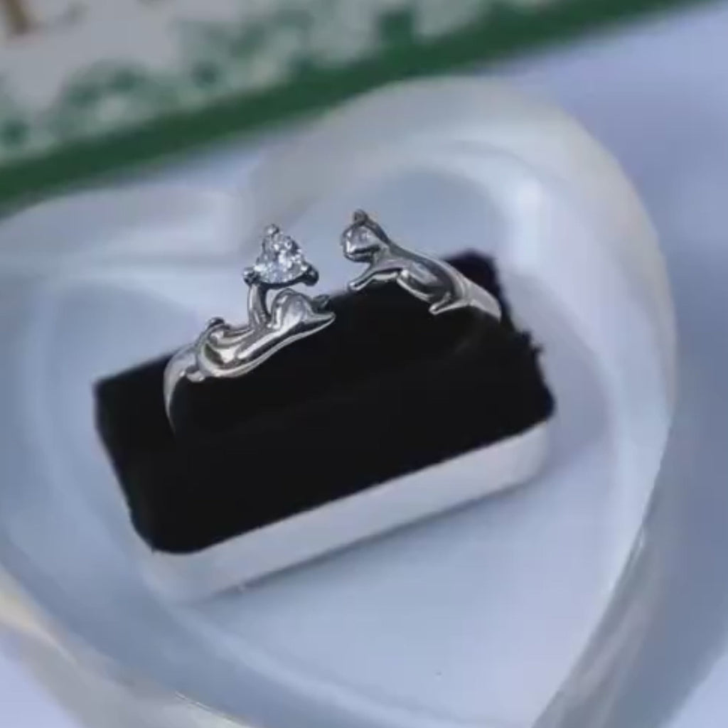S925 Silver "Love Story" Ring
